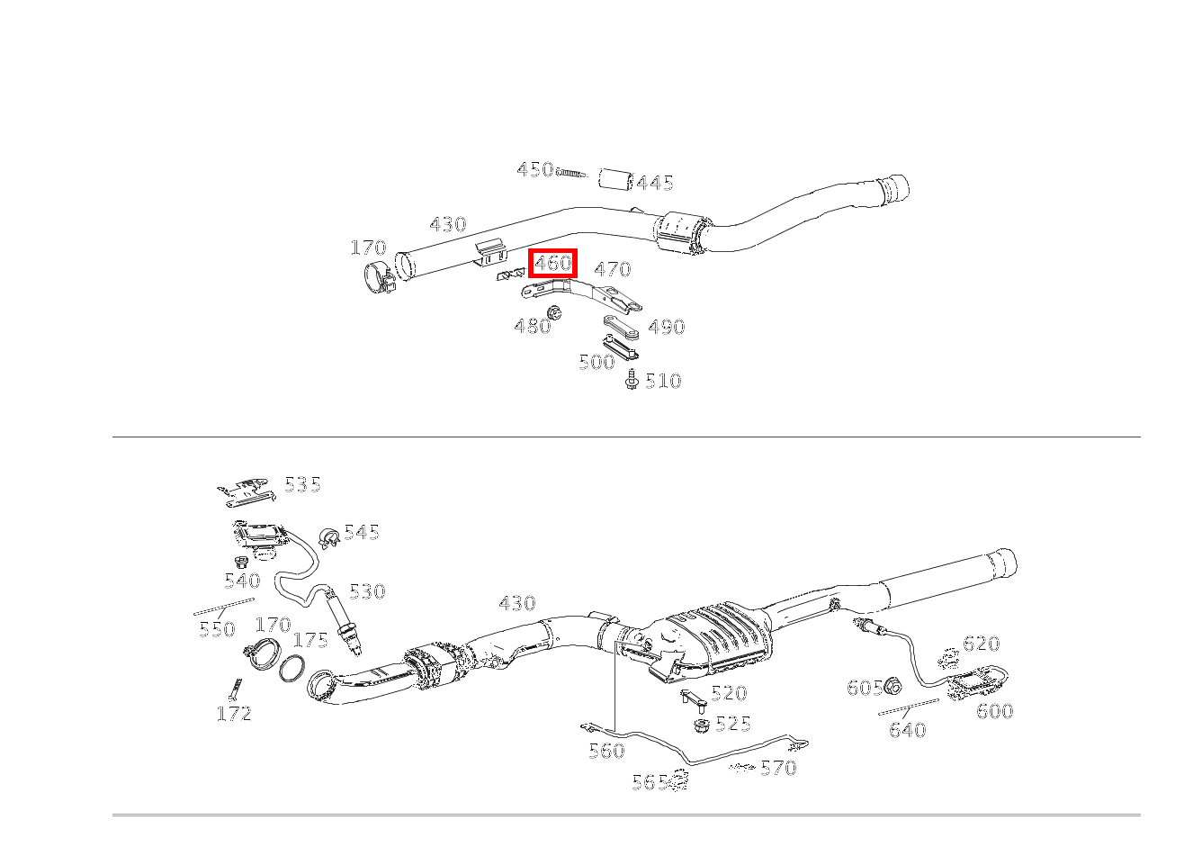 Platte HALTER AN AUSPUFFROHR VORN CLS250CDI BE 218 Platte HALTER AN AUSPUFFROHR VORN CLS250CDI BE 218