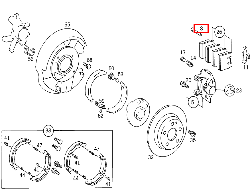 Stift 190 D 2.5 Turbo 201 Stift 190 D 2.5 Turbo 201