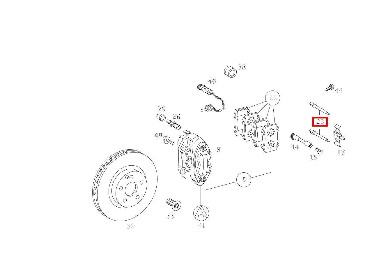 TEILESATZ FUEHRUNGSBOLZEN BREMSSATTEL G3504X42850 463 TEILESATZ FUEHRUNGSBOLZEN BREMSSATTEL G3504X42850 463
