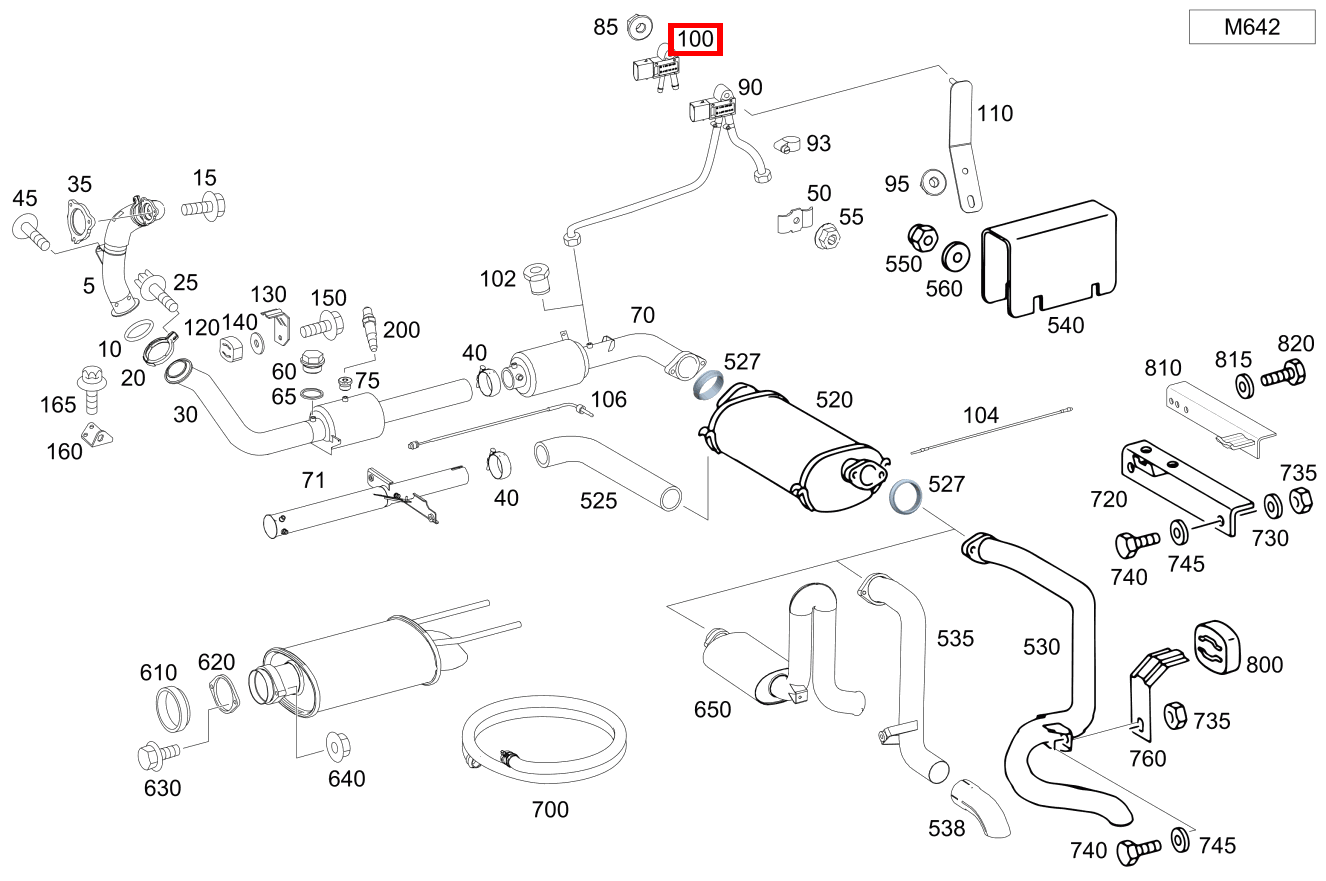 Drucksensor G 300CDI 4X4 2850 461 Drucksensor G 300CDI 4X4 2850 461