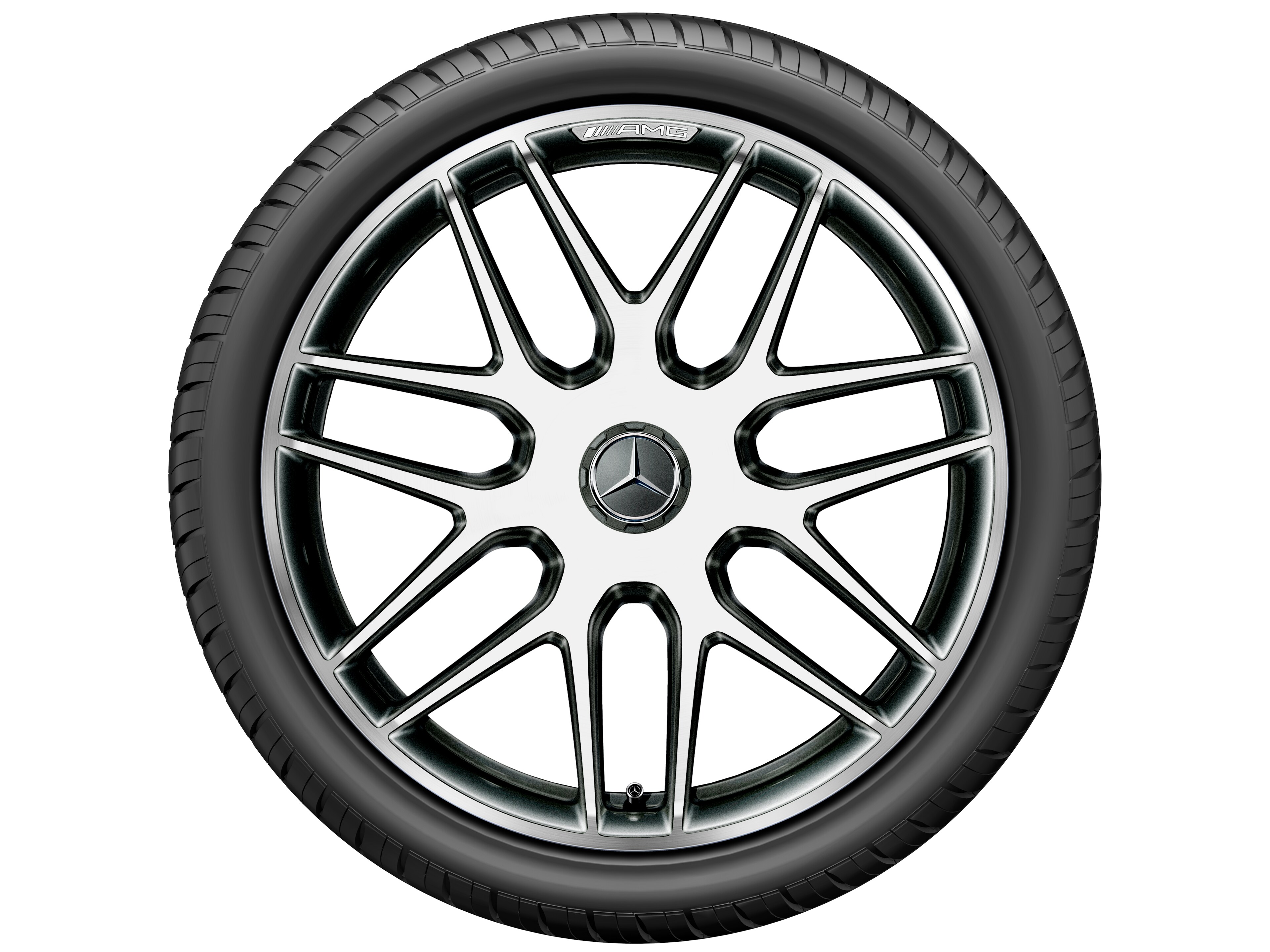 Mercedes-Benz - AMG Schmiederad im Kreuzspeichen-Design, 50,8 AMG Schmiederad im Kreuzspeichen-Design, 50,8