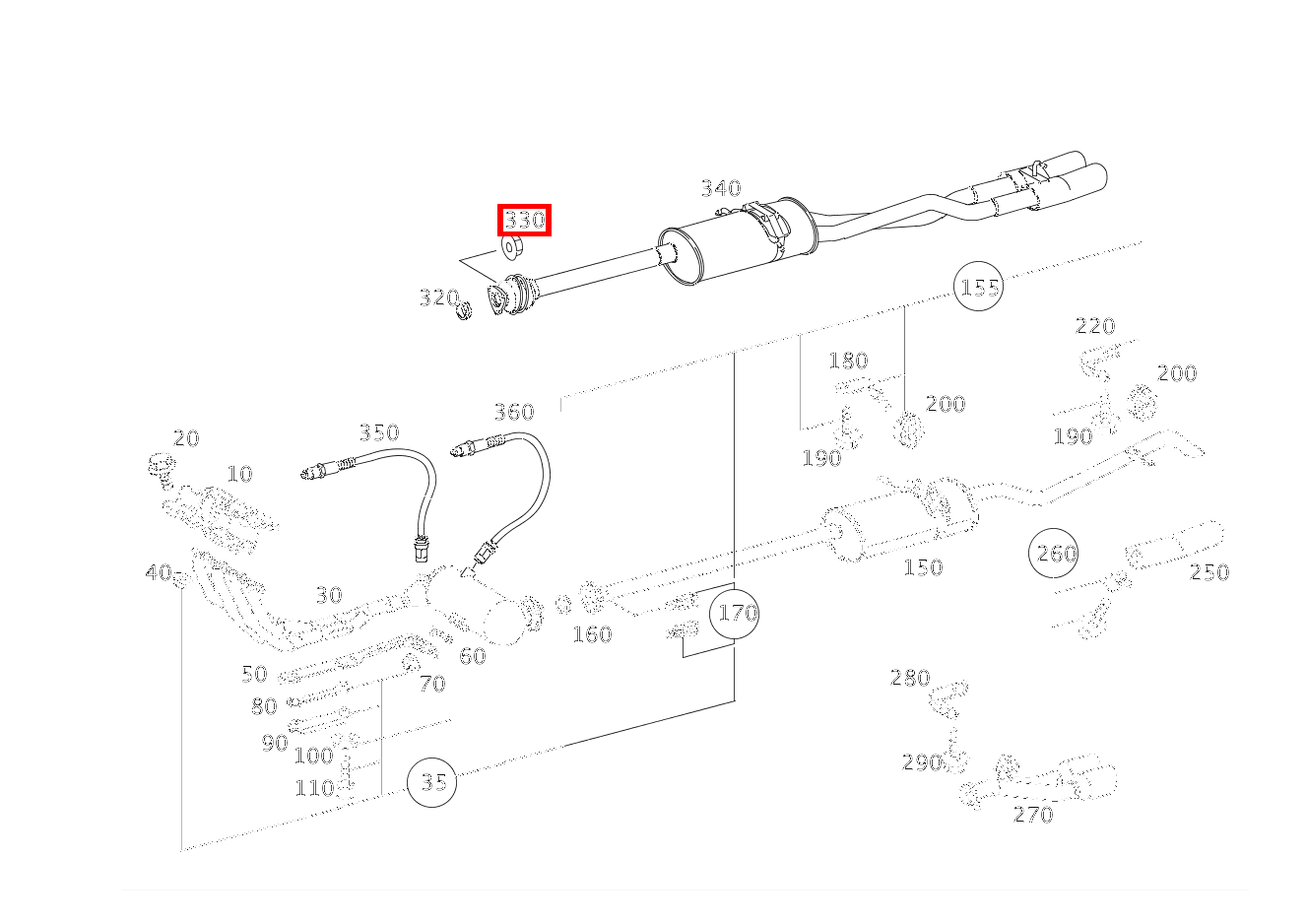 Sechskantmutter SCHALLDAEMPFER VORN AN SCHALLDAEMPFER HINTEN; M8 A 210 L EVOLUTION 168 Sechskantmutter SCHALLDAEMPFER VORN AN SCHALLDAEMPFER HINTEN; M8 A 210 L EVOLUTION 168
