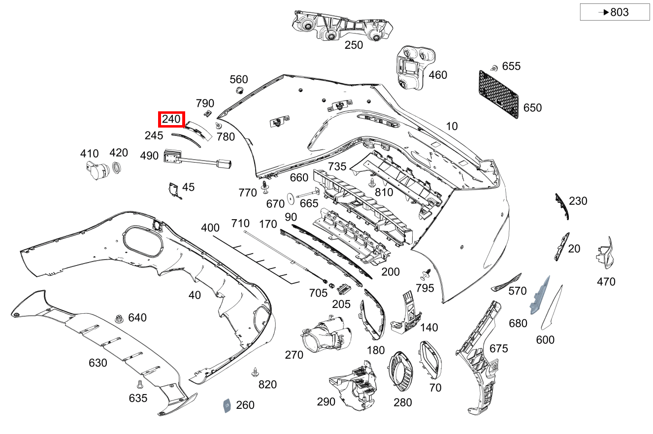 RADLAUFABDECKUNG Links für CLA 118, C 205, A 177-Klasse kaufen