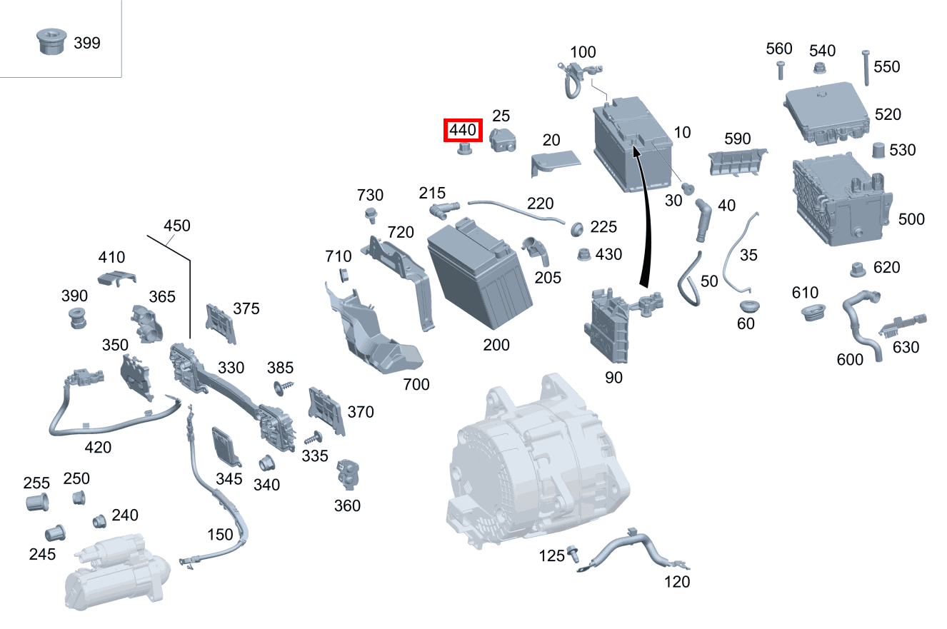 KUNSTSTOFFMUTTER BEFESTIGUNG KABELKANAL Mercedes-AMG E 63 S 4MATIC+ T-Modell 213