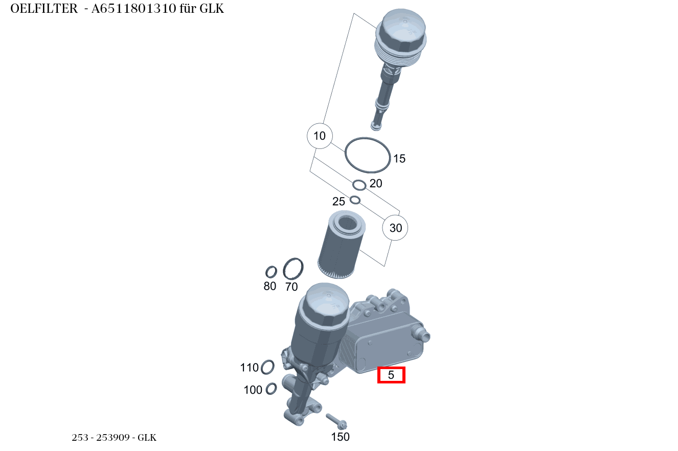 Ölfilter GLK 253 Ölfilter GLK 253