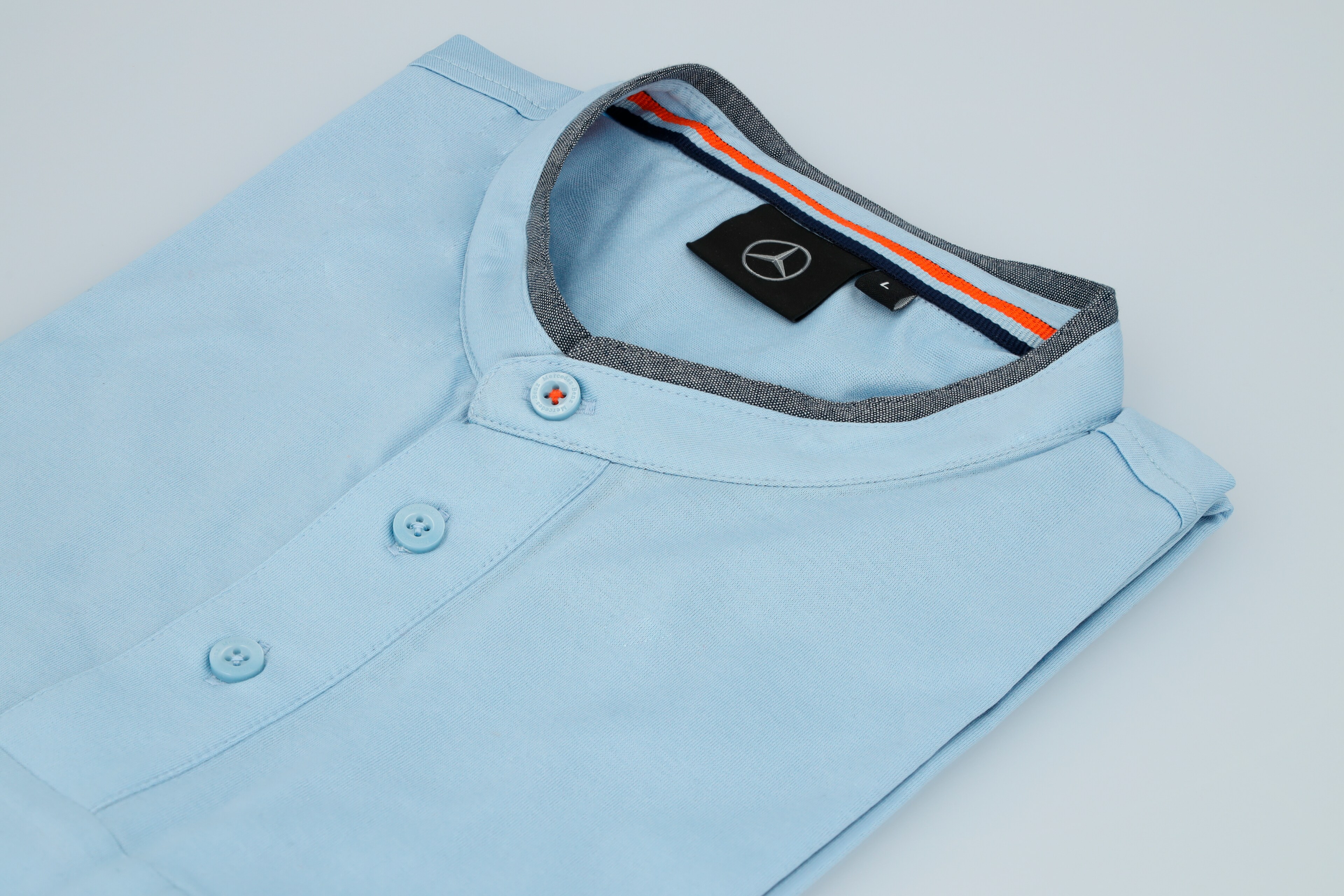 Mercedes-Benz -  Poloshirt Herren, hellblau, XL