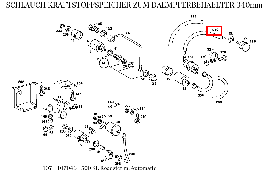 Schlauch REGENERIERLEITUNG ZUM VENTIL 180 MM , , und weitere kaufen