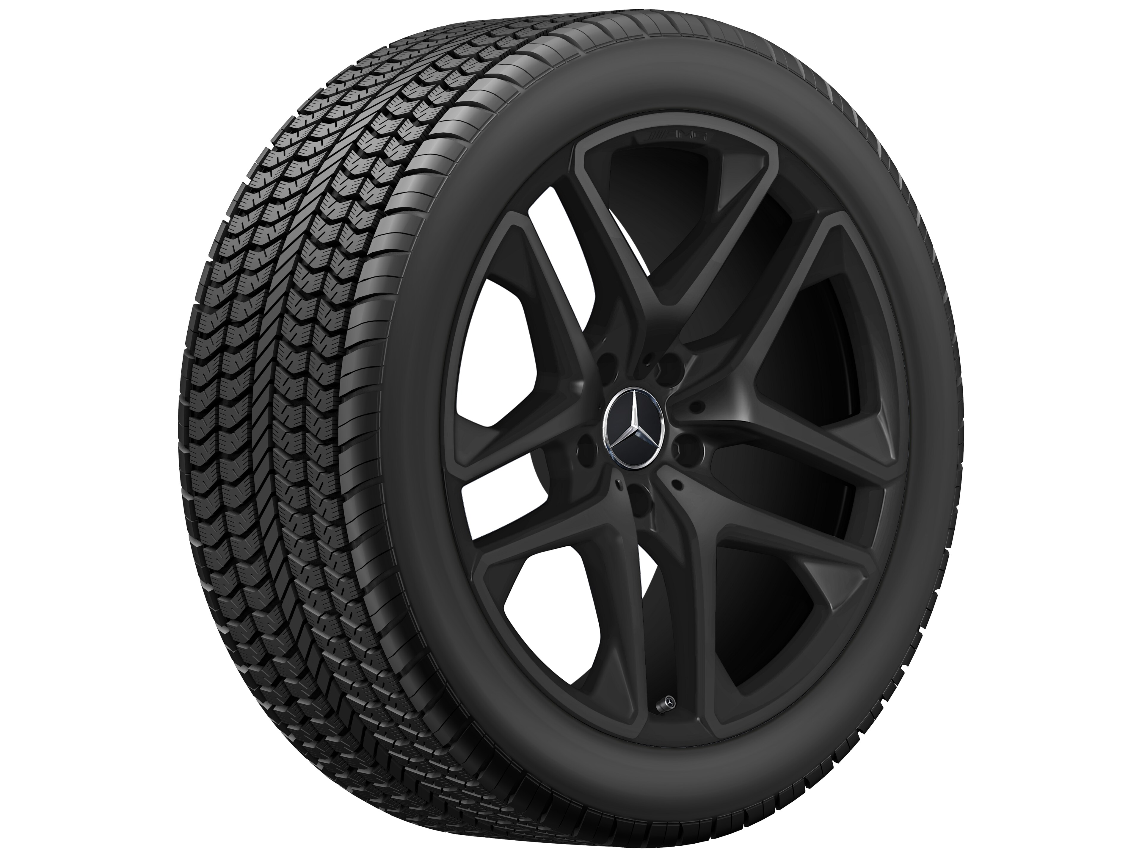 AMG 5-Doppelspeichen-Rad, 21 Zoll, 10 J x 21 ET 33, schwarz matt