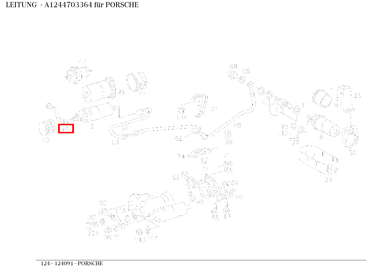 Leitung PORSCHE 124 Leitung PORSCHE 124