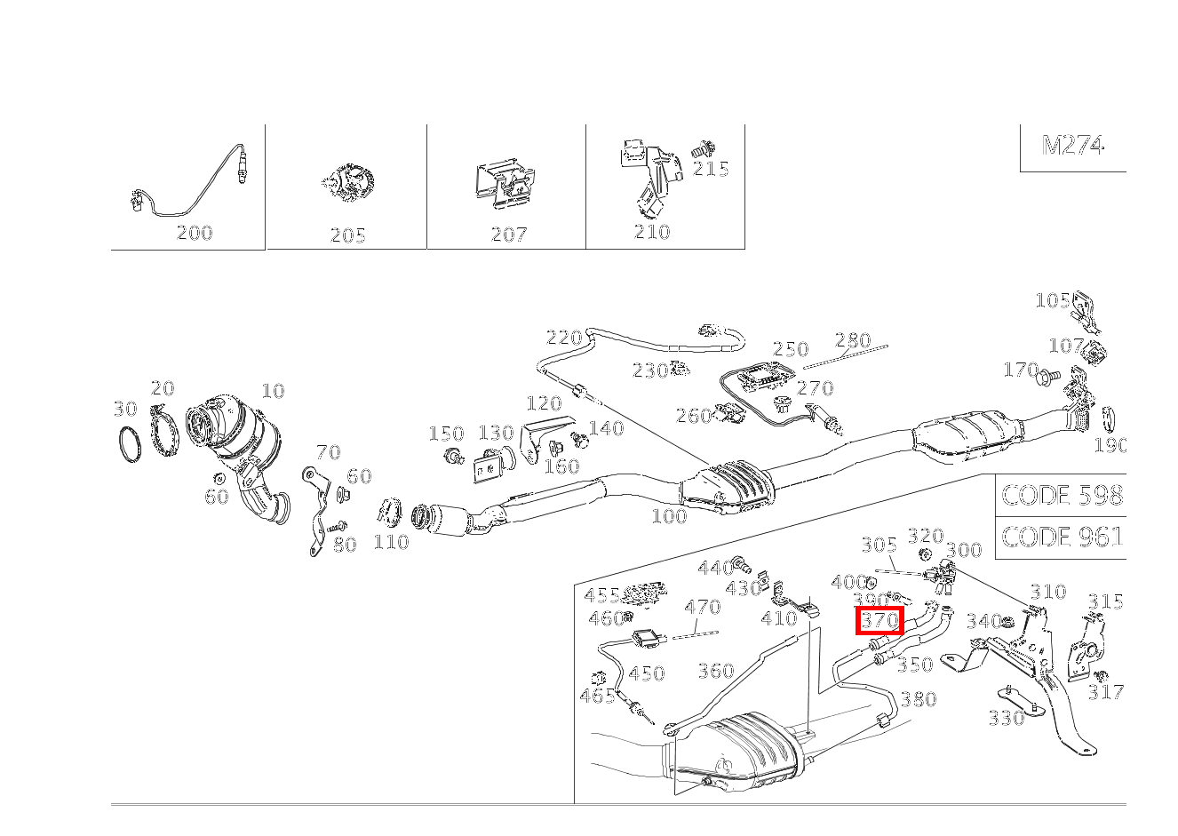 Abgasschlauch NACH PARTIKELFILTER E 300 Cabriolet 253 Abgasschlauch NACH PARTIKELFILTER E 300 Cabriolet 253