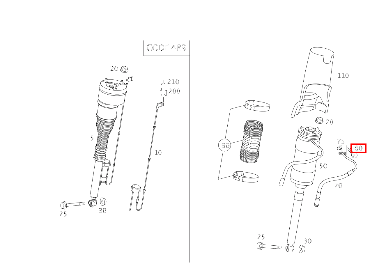 Sechsrundschraube Verbindungsschlauch; M8X20 CL 65AMG 216 Sechsrundschraube Verbindungsschlauch; M8X20 CL 65AMG 216