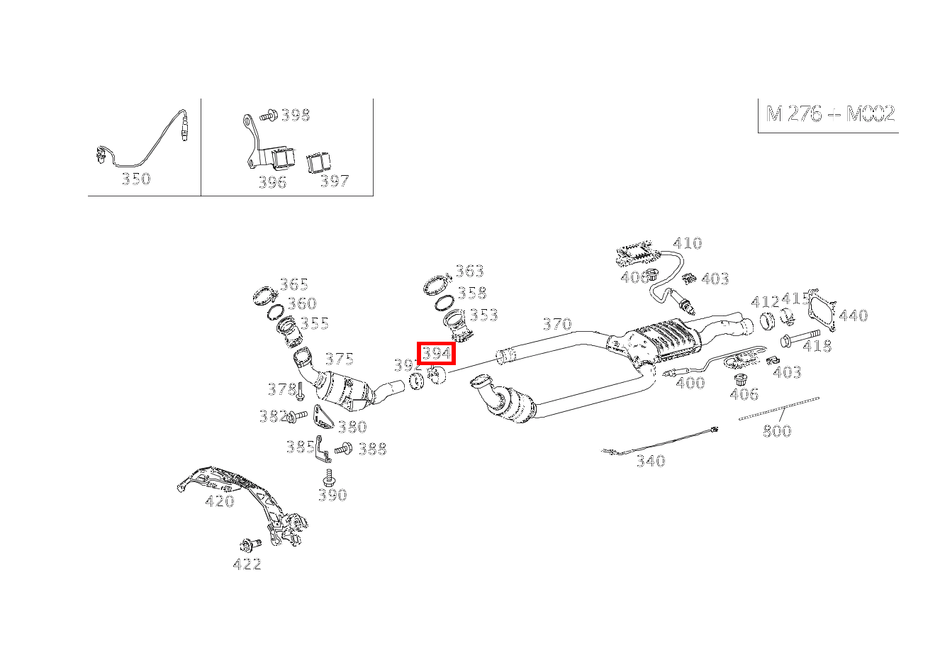 Schelle Auspuffrohr vorn rechts an Auspuff hinten; Ø55MM TUBE | Ø65MM BOWL E400 CA 207 Schelle Auspuffrohr vorn rechts an Auspuff hinten; Ø55MM TUBE | Ø65MM BOWL E400 CA 207
