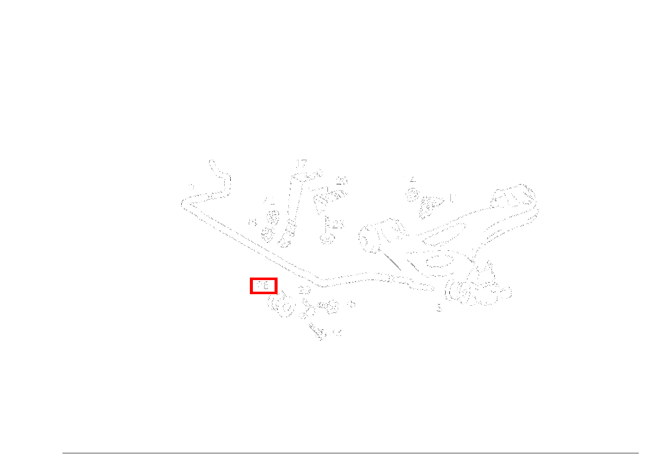 Gummilager DREHSTAB AN RAHMEN E 350 Limousine 211