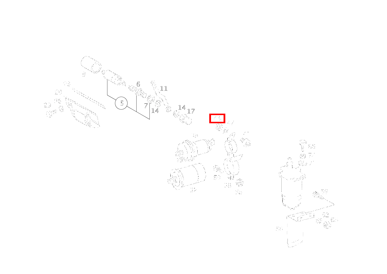 Sechskantmutter HALTER AN RAHMEN; M6-10 230 GE ST. LG 460
