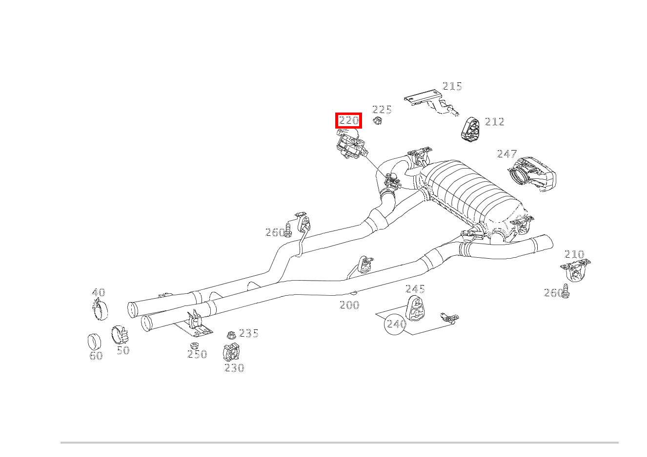 Aktuator ABGASKLAPPE LINKS UND RECHTS Mercedes-AMG GT S 197