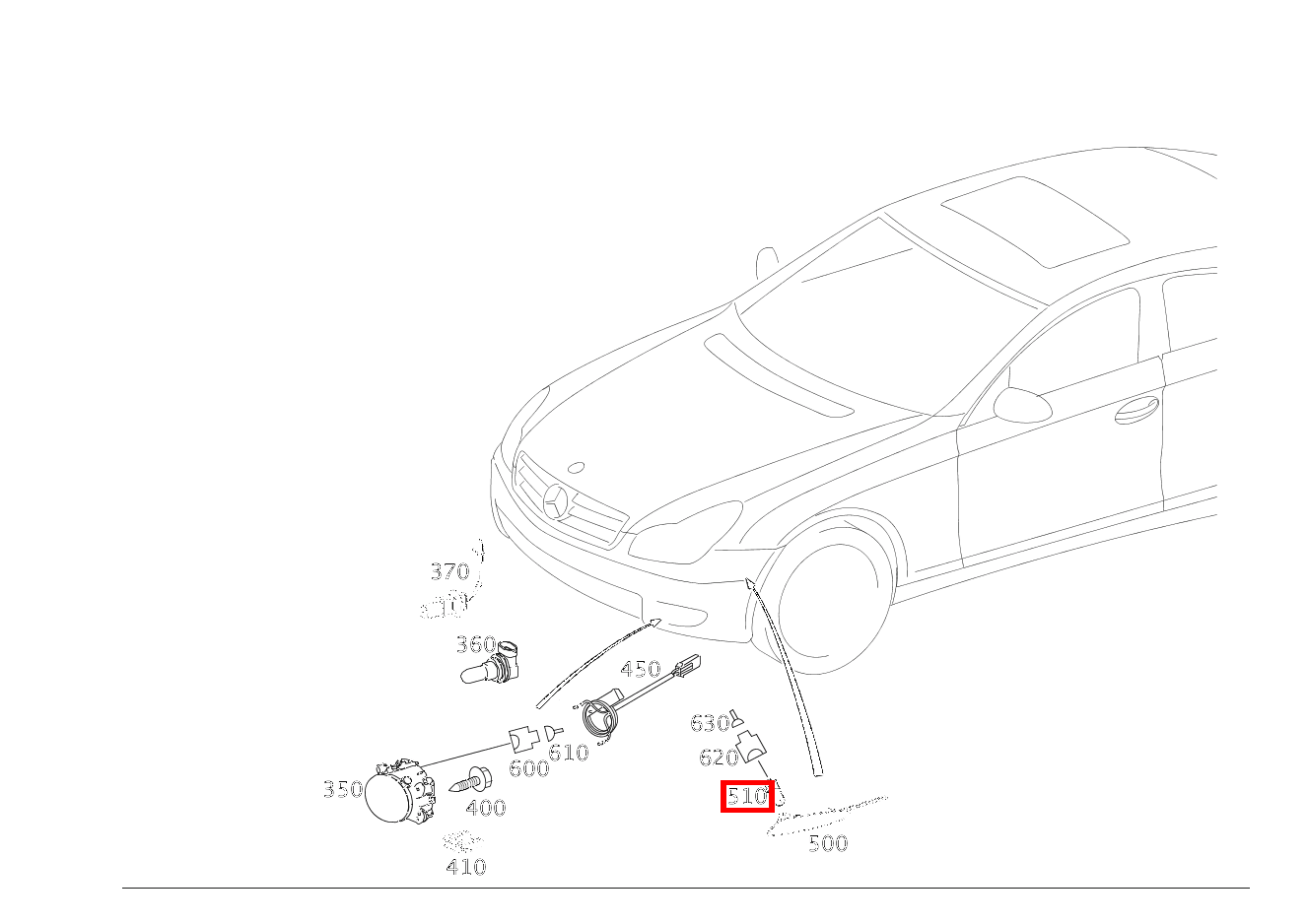 Glühlampe Blinkleuchte seitlich; 12V-5W CLS 55 AMG 219 Glühlampe Blinkleuchte seitlich; 12V-5W CLS 55 AMG 219