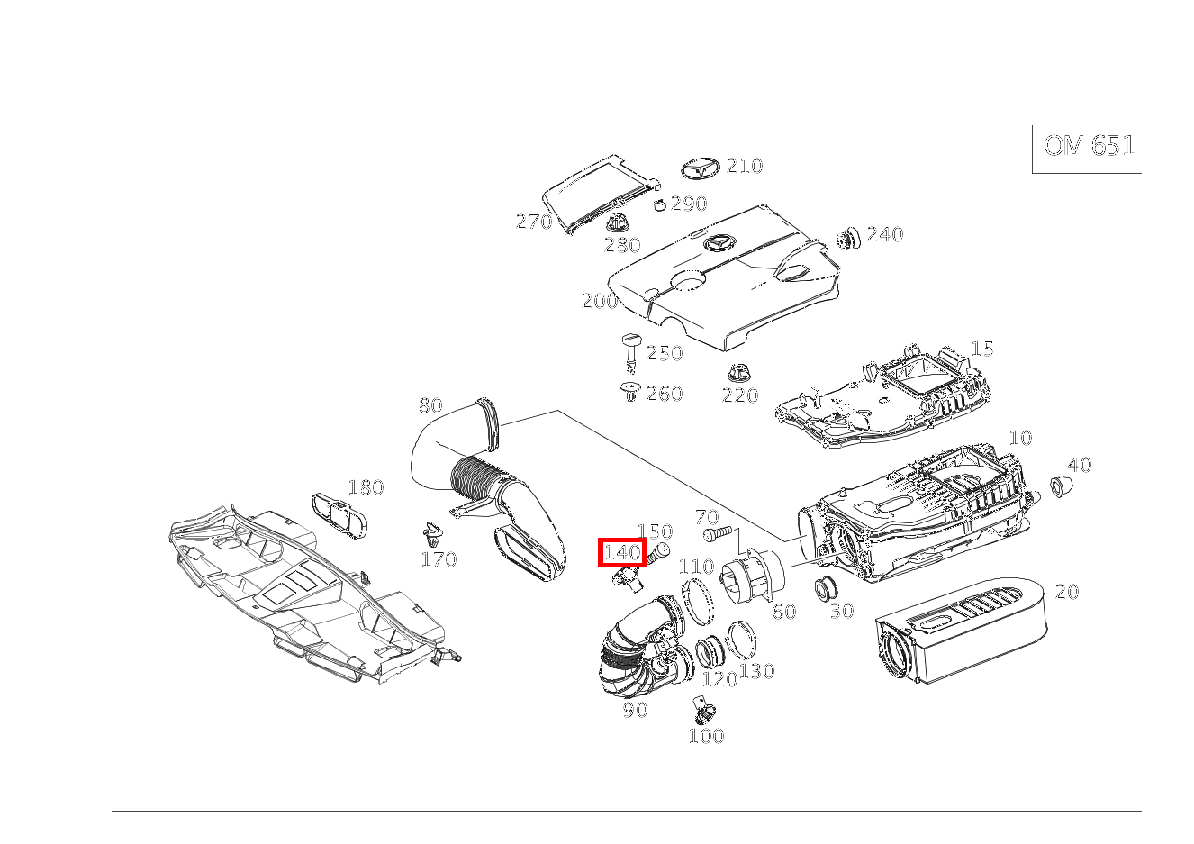 Drucksensor AN LUFTLEITUNG SLK/SLC 250 B /D 172 Drucksensor AN LUFTLEITUNG SLK/SLC 250 B /D 172