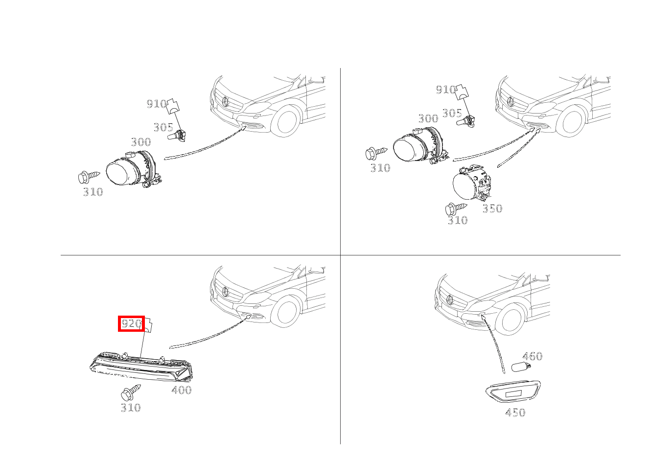 Kupplungsgehäuse Tagfahrlicht rechts, LED; 2-PIN MLK1.2 B180 BE 246 Kupplungsgehäuse Tagfahrlicht rechts, LED; 2-PIN MLK1.2 B180 BE 246