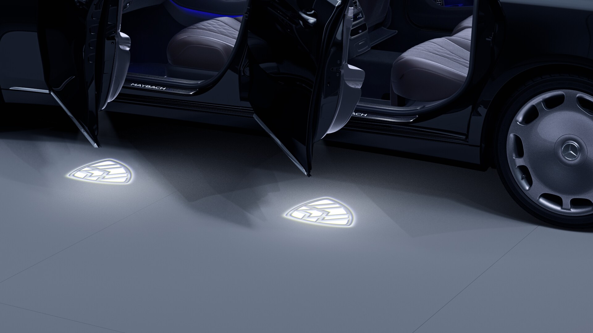 Mercedes-Benz - LED Projektor, Maybach Logo LED Projektor, Maybach Logo