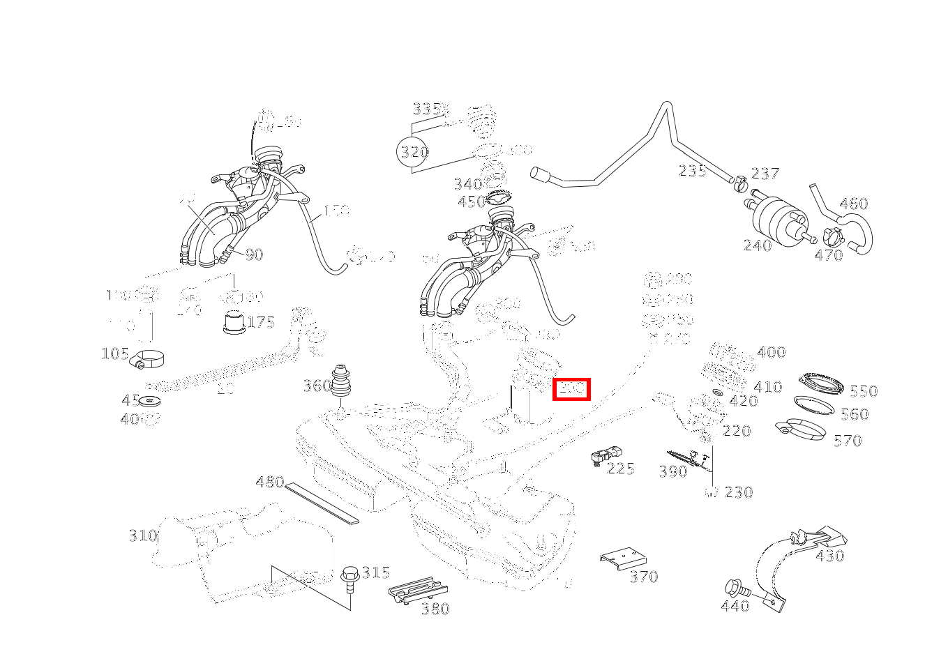 Fördereinheit MIT VORRATSGEBER CLK 320 CABRIOLET 209 Fördereinheit MIT VORRATSGEBER CLK 320 CABRIOLET 209