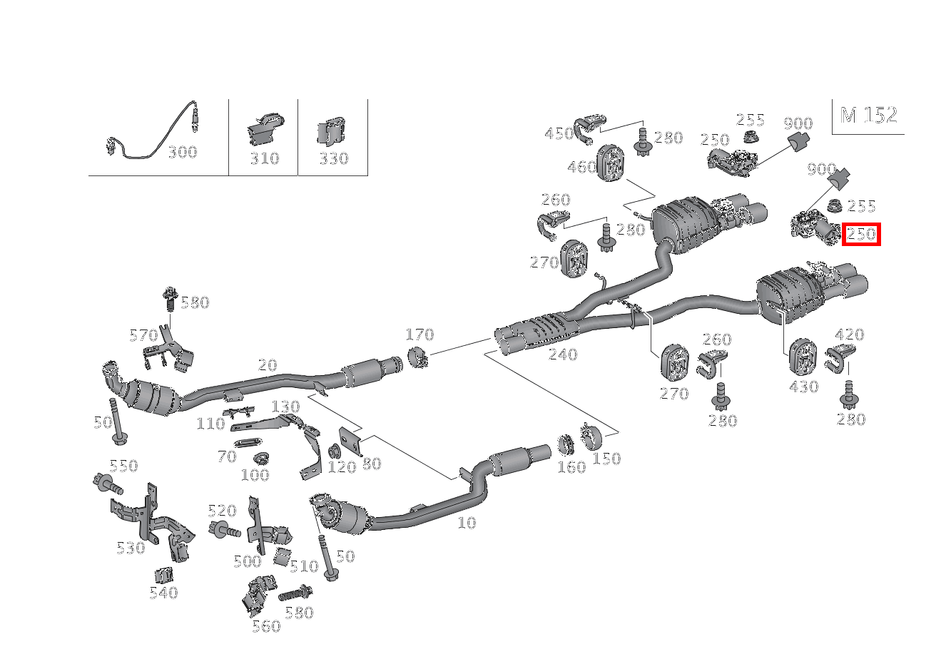 Aktuator ABGASKLAPPE LINKS UND RECHTS SLK55 AMG 172