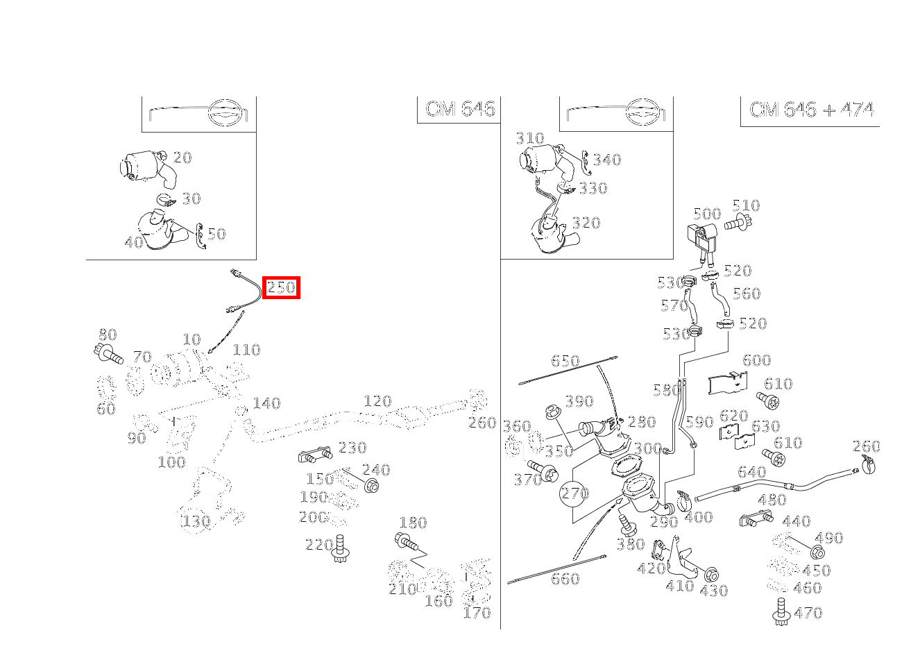 Lambdasonde VOR KATALYSATOR CLC 220 CDI Sportcoupé RL 203