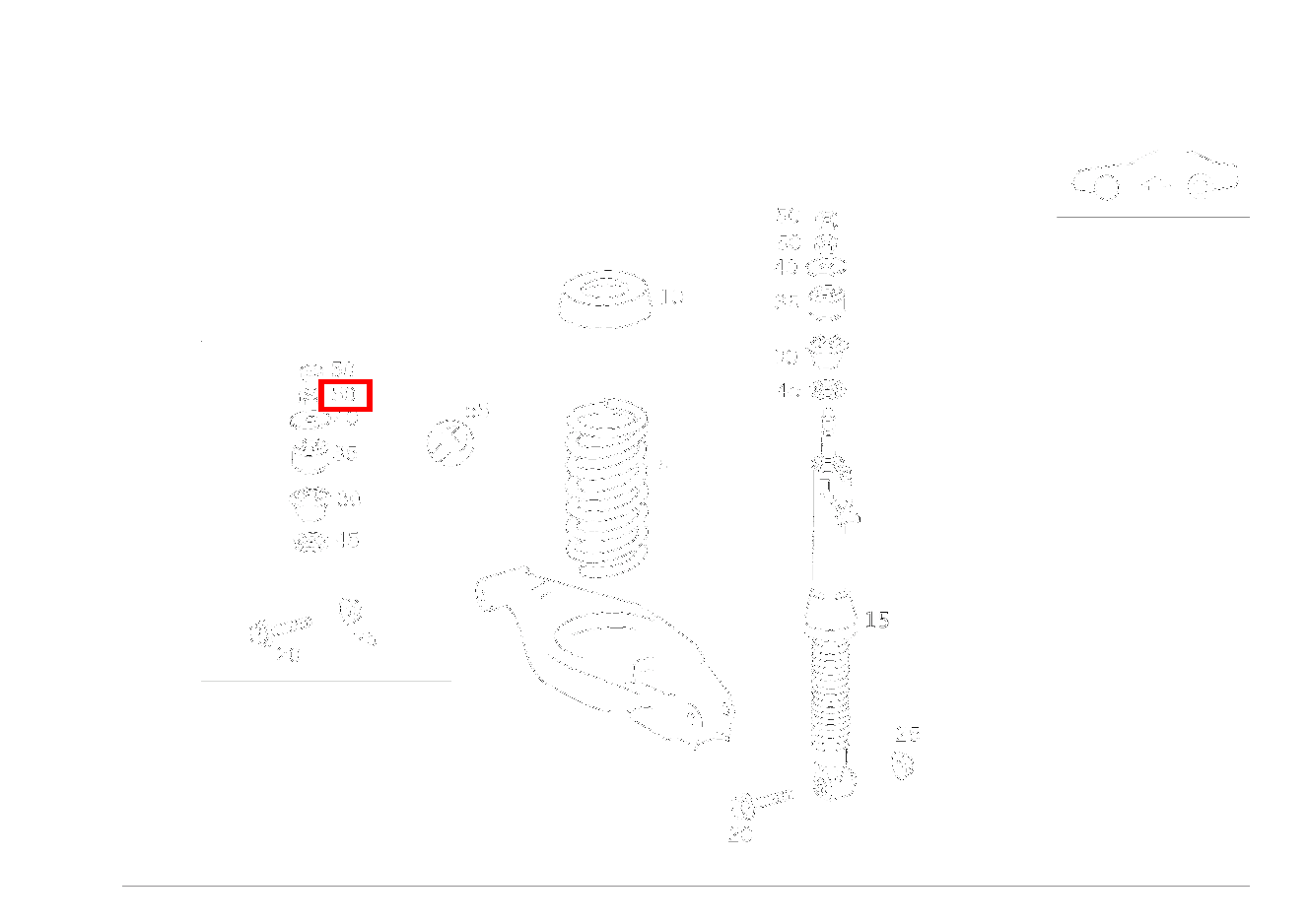 Sechskantmutter FEDERBEIN AN RAHMEN; M10X1 SL 600 Roadster mit Automatik 129 Sechskantmutter FEDERBEIN AN RAHMEN; M10X1 SL 600 Roadster mit Automatik 129