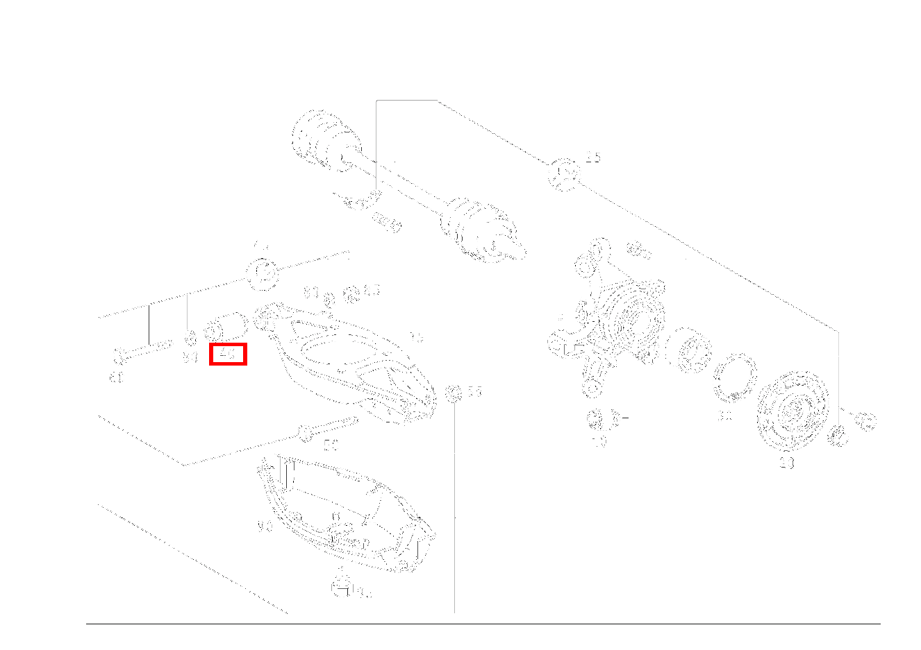 Gummilager RECHTS SLK 320 AMG KOMP 170