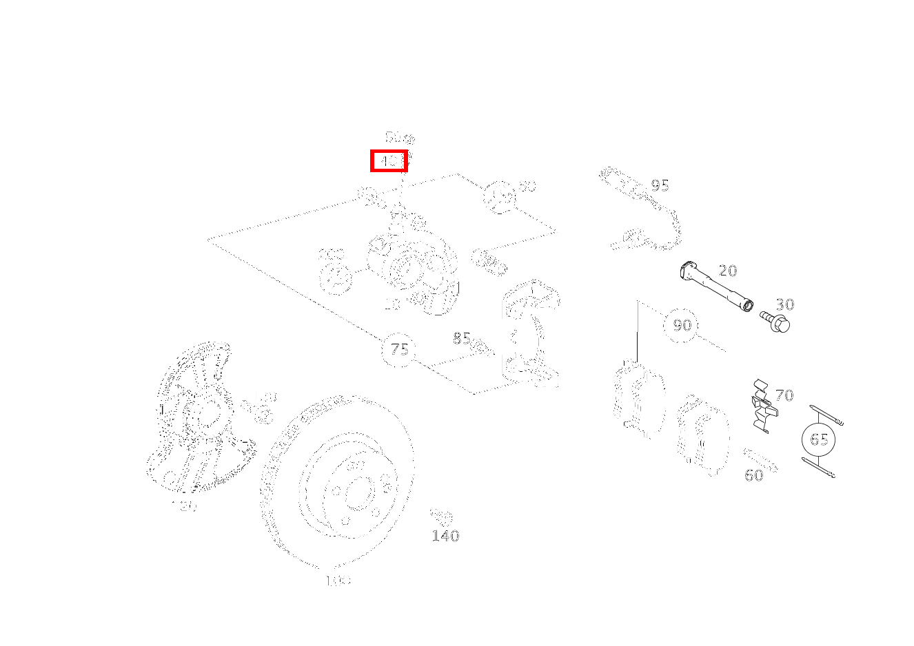 Entlüftungsventil Links und rechts CLK 350 CABRIOLET 209