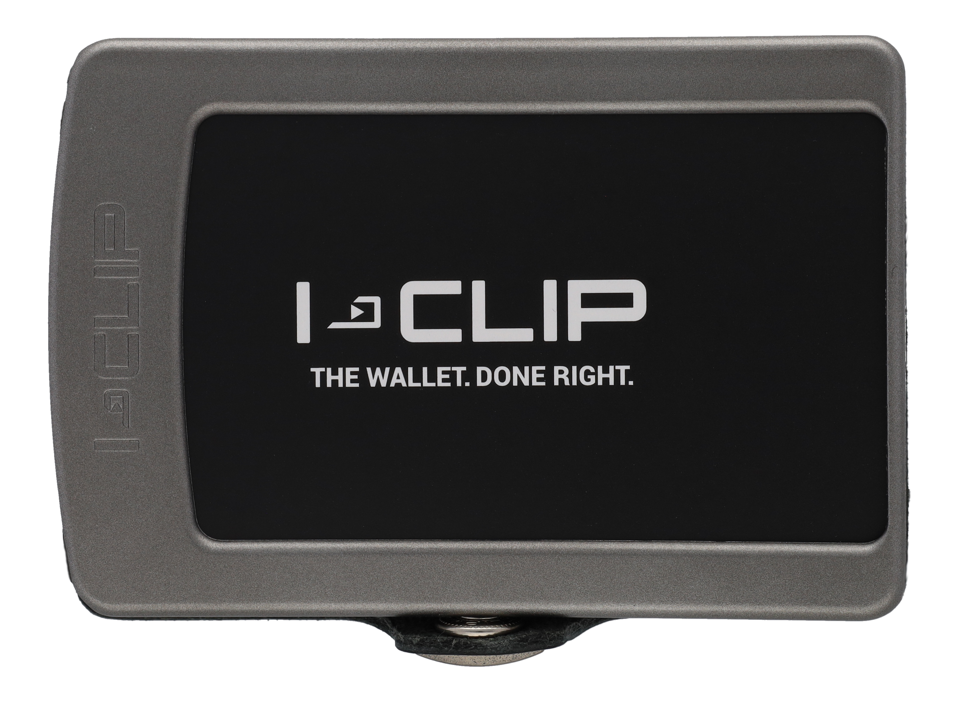 I-CLIP the wallet schwarz, Kunststoff / Rindleder