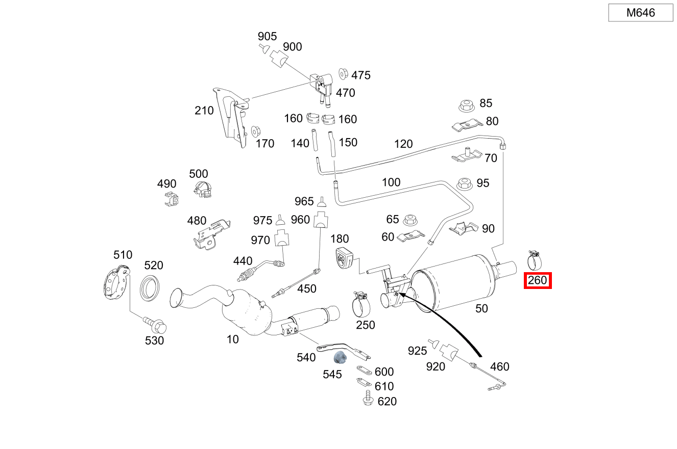 Rohrschelle Partikelfilter zum Auspufftopf 906 Rohrschelle Partikelfilter zum Auspufftopf 906
