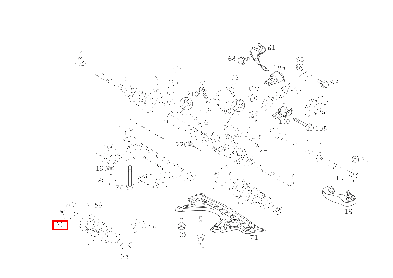 EINOHRKLEMME INNEN S 65 AMG L 220 EINOHRKLEMME INNEN S 65 AMG L 220