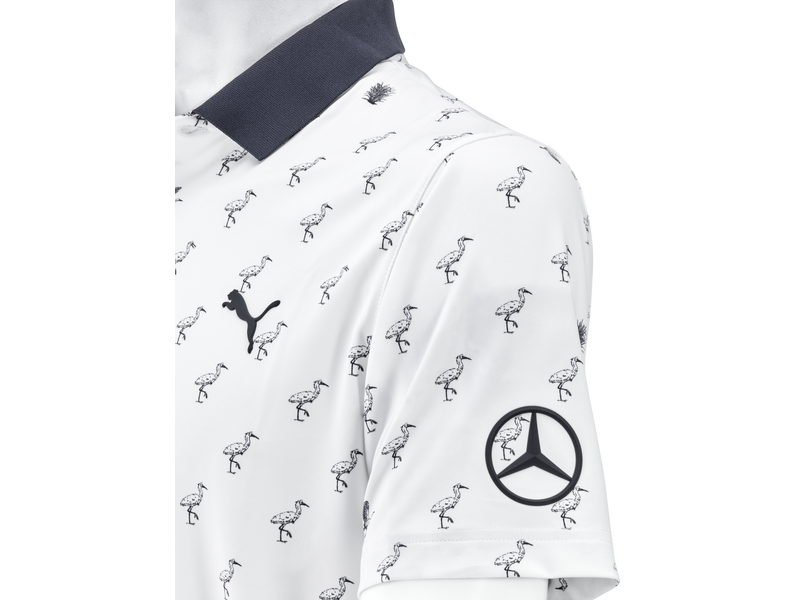 Golf-Poloshirt Herren, weiß | L | B66450582