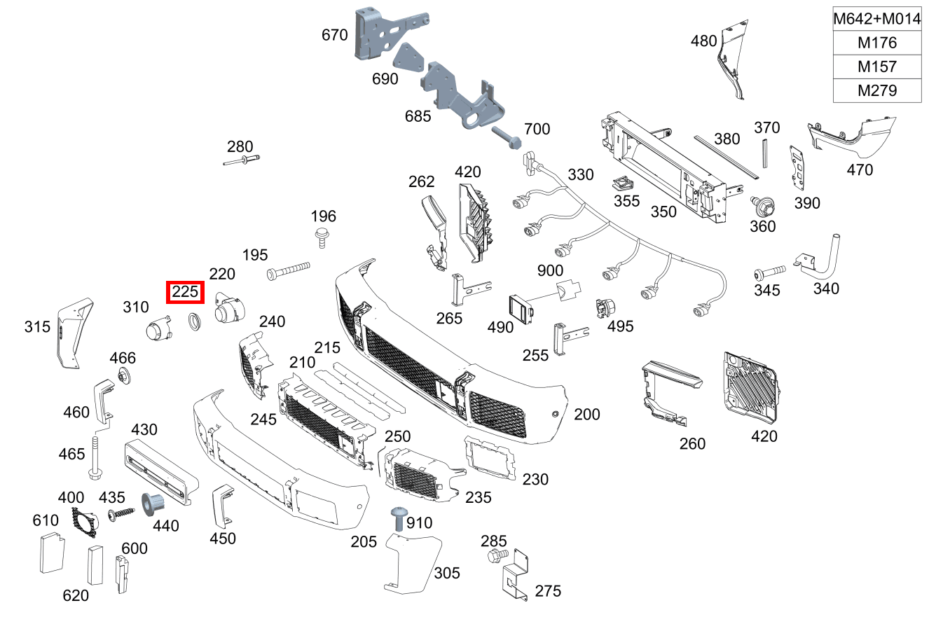 Abstandsring PTS Sensor G 500 Off-Roader lang BCA 463 Abstandsring PTS Sensor G 500 Off-Roader lang BCA 463