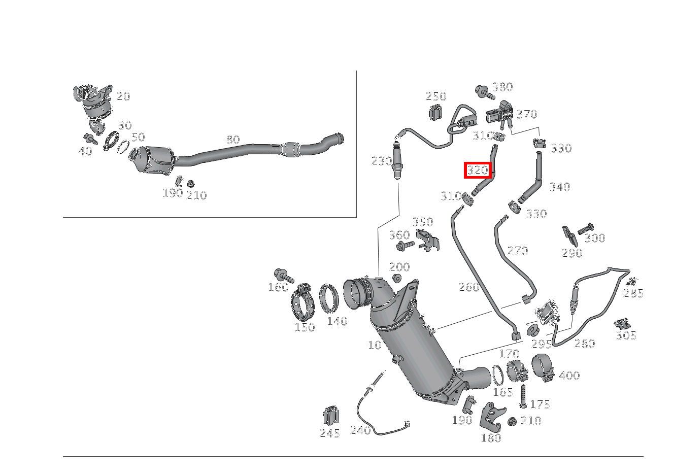 Abgasschlauch SLK250CDI BE 172