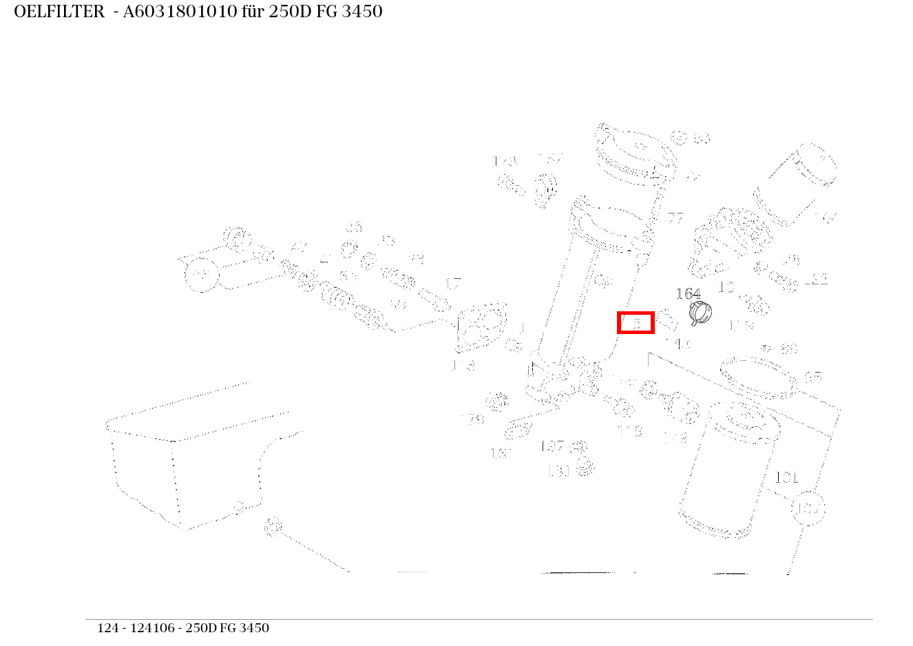Ölfilter 250D FG 3450 124 Ölfilter 250D FG 3450 124