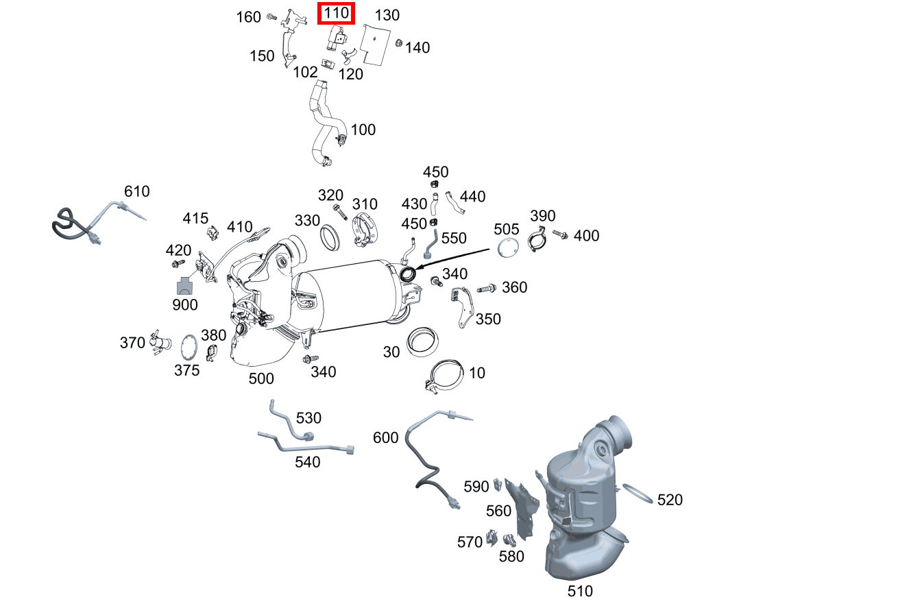 Drucksensor Partikelfilter G 400 d 463