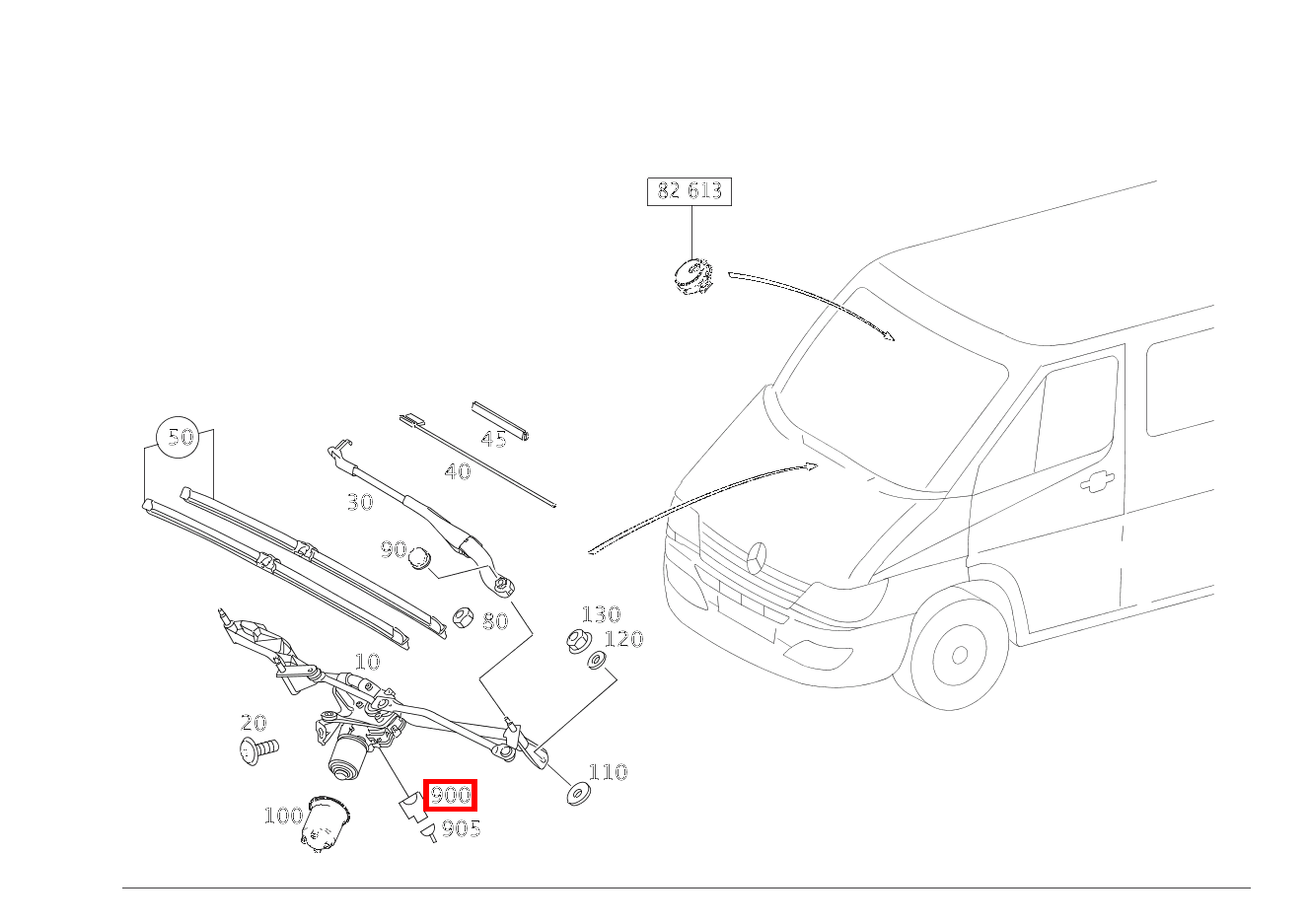 Elektr. Kupplungsgehäuse WISCHERMOTOR M6/1; 4-PIN SLK2.8 906 Elektr. Kupplungsgehäuse WISCHERMOTOR M6/1; 4-PIN SLK2.8 906
