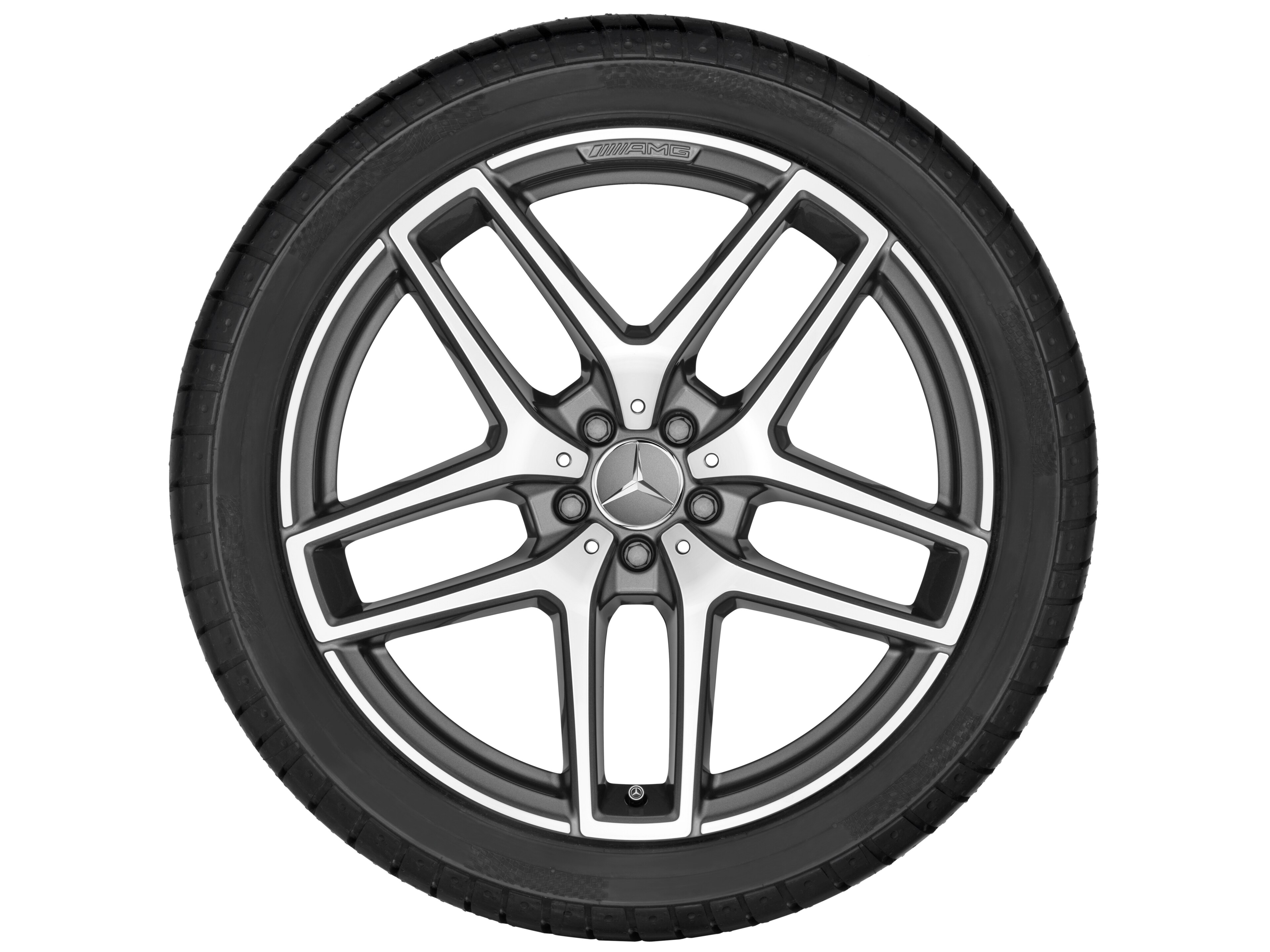 Mercedes-Benz - AMG 5-Doppelspeichen-Rad, 53,3 cm (21 Zoll) AMG 5-Doppelspeichen-Rad, 53,3 cm (21 Zoll)