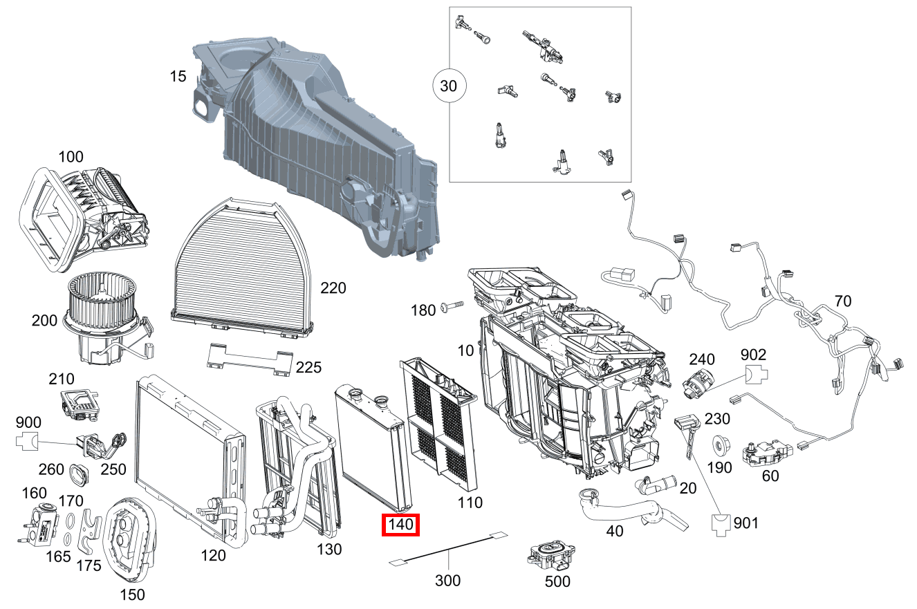 Wärmetauscher SL65 AMG 231 Wärmetauscher SL65 AMG 231