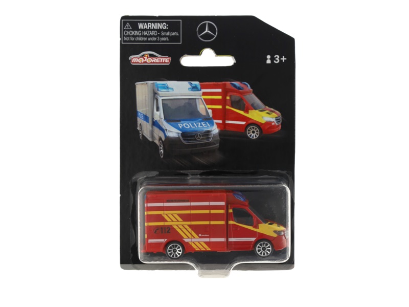 Sprinter, Feuerwehr rot, Majorette, 7,62 cm (3 Zoll)