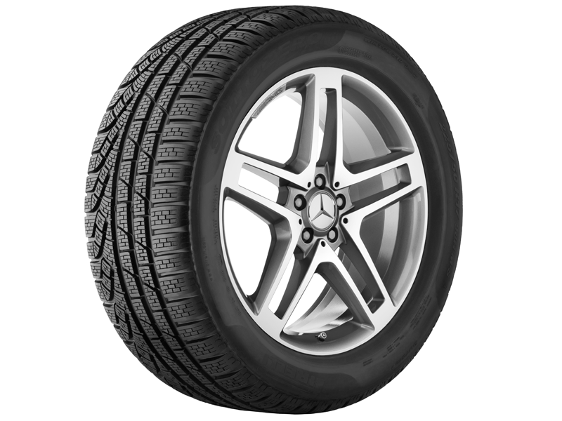 Original AMG 20 Zoll AMG 5-Doppelspeichen-Rad grau himalaya  