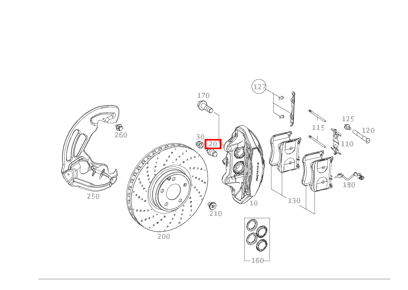 TEILESATZ ENTLUEFT.VENTIL Links und rechts S63 AMG L 4M 222 TEILESATZ ENTLUEFT.VENTIL Links und rechts S63 AMG L 4M 222
