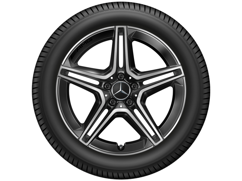 Original AMG 19 Zoll AMG 5-Doppelspeichen-Rad schwarz glanzgedreht 