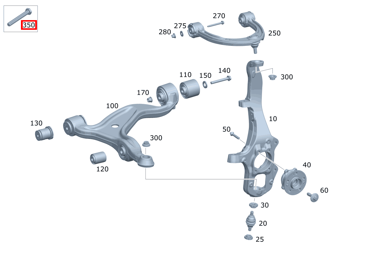 EINSTELLSCHRAUBE LENKER Lenker A 160 CDI Limousine 168