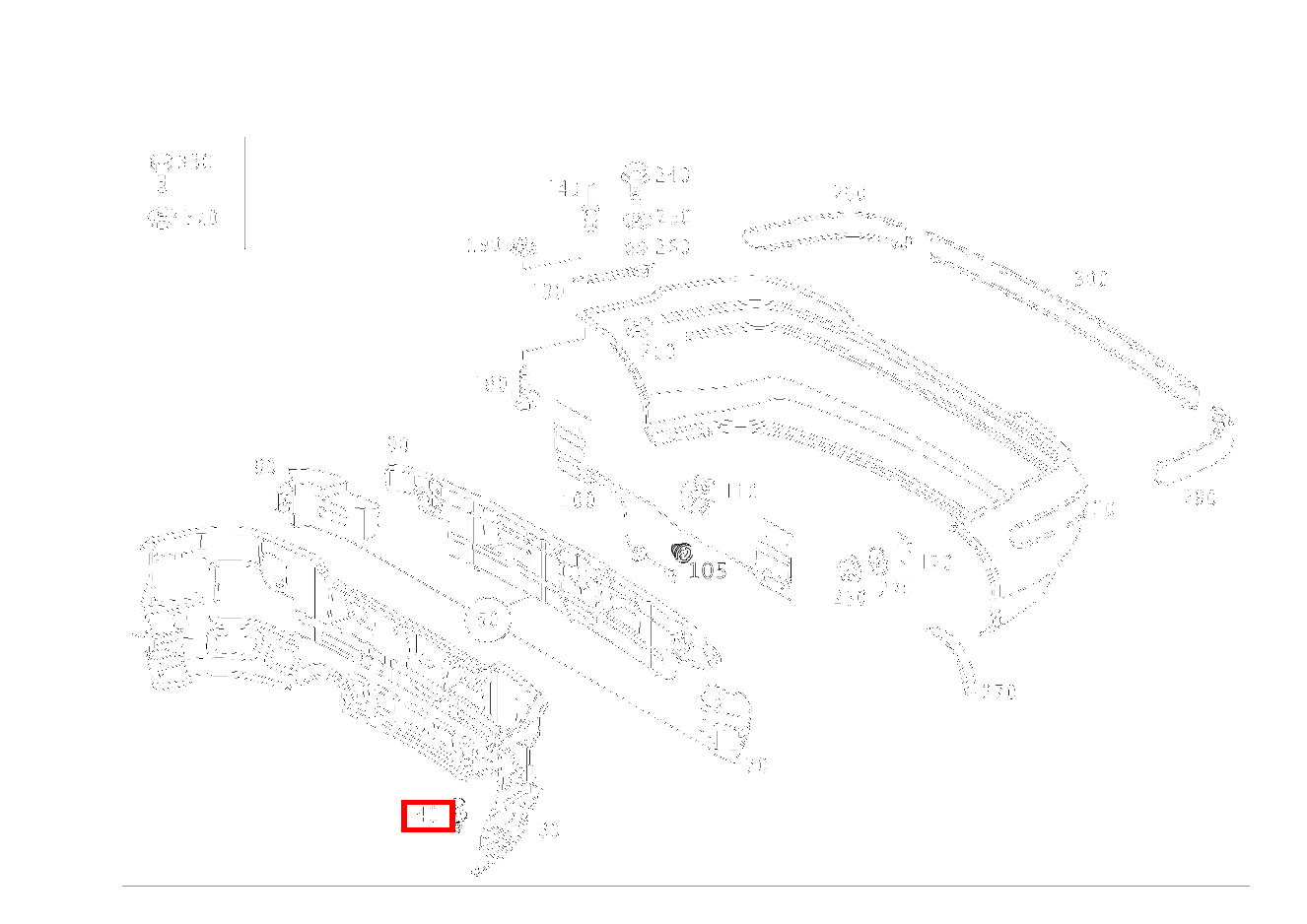 Spreizniet RAHMEN AN VERKLEIDUNG SLK 320 AMG KOMP 170