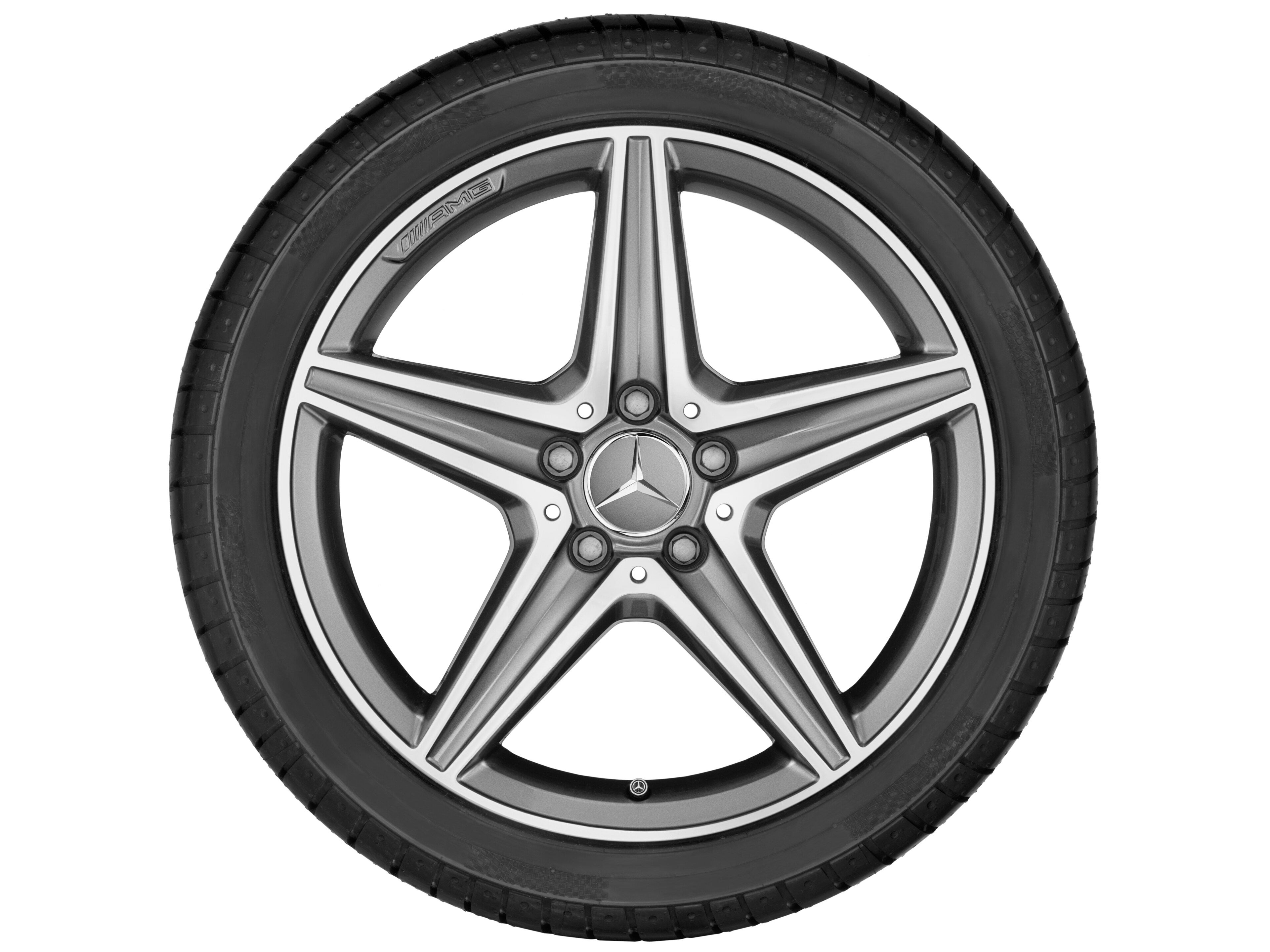 Mercedes-Benz - AMG 5-Speichen-Rad, 45,7 cm (18 Zoll) AMG 5-Speichen-Rad, 45,7 cm (18 Zoll)