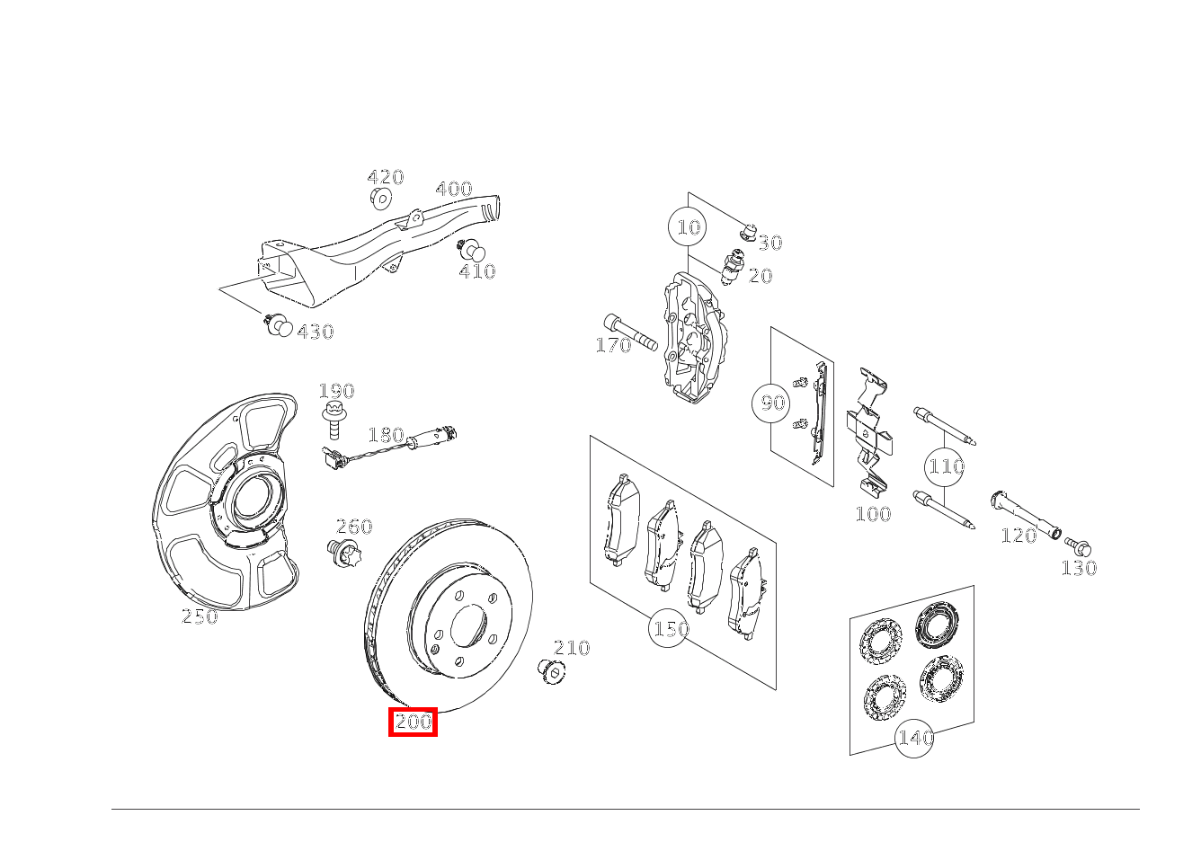 Bremsscheibe Vorne SLS AMG Roadster 197