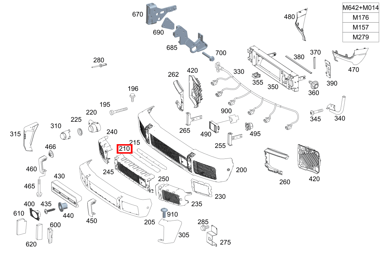 Pralldämpfer Mitte oben G 500 Off-Roader lang BCA 463