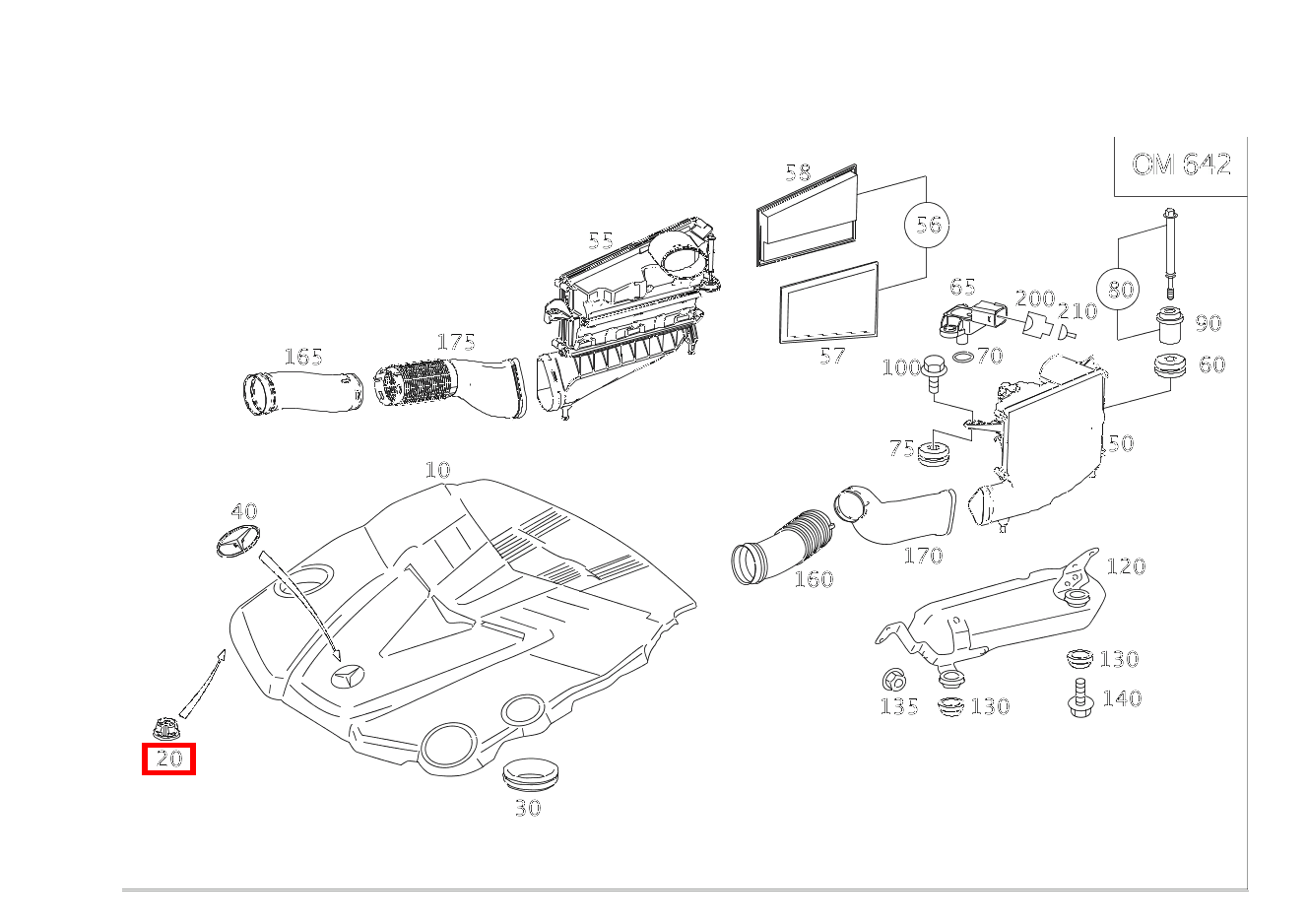 Elastomerlager M 166, GLE 292, SLK / SLC 172 und weitere kaufen
